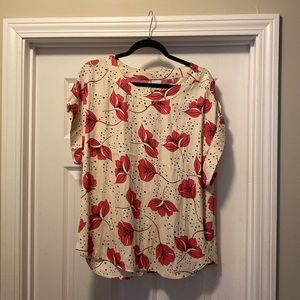 Cabi floral print top
